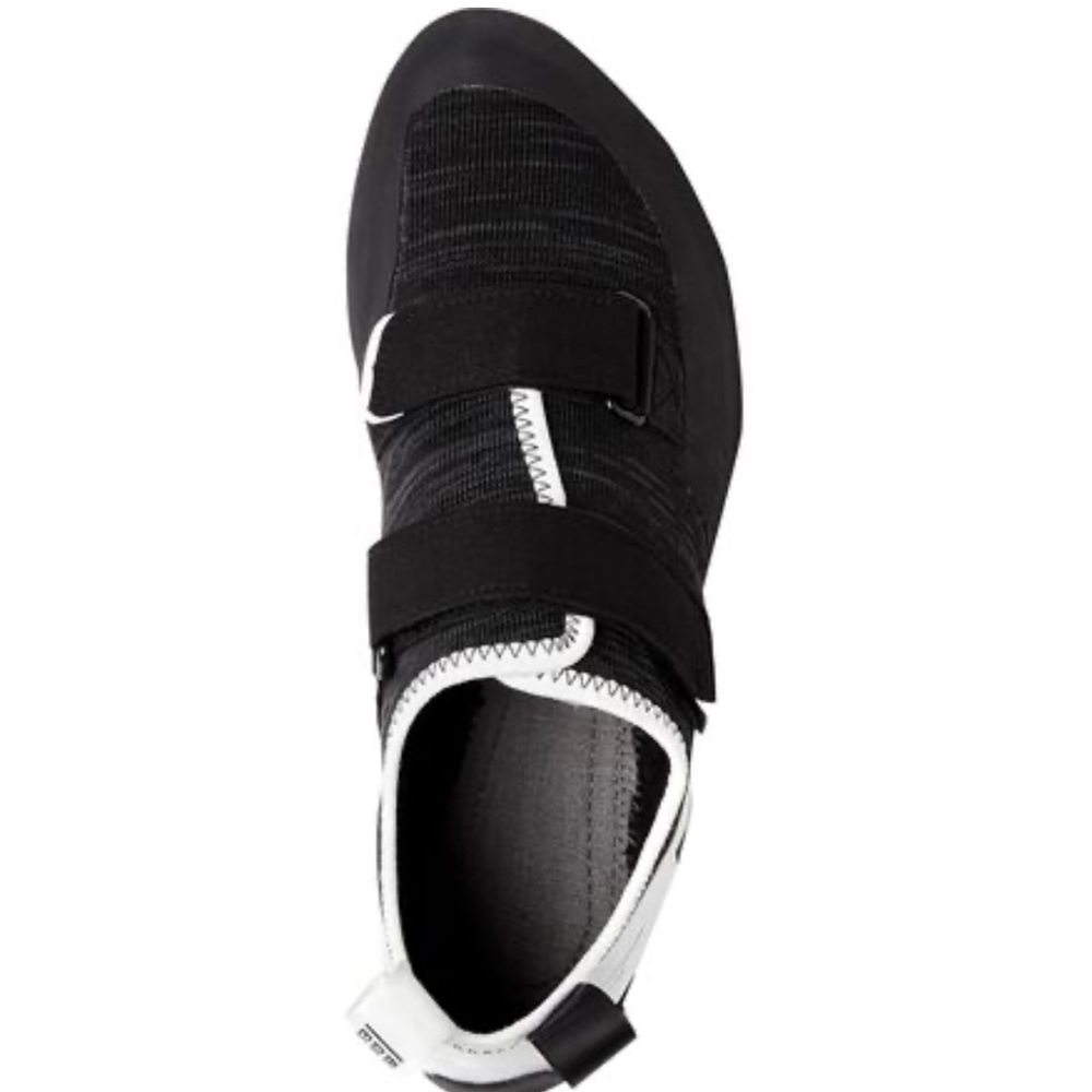 Black Diamond Athletic Shoes Black and White Velcro Closure USM 9